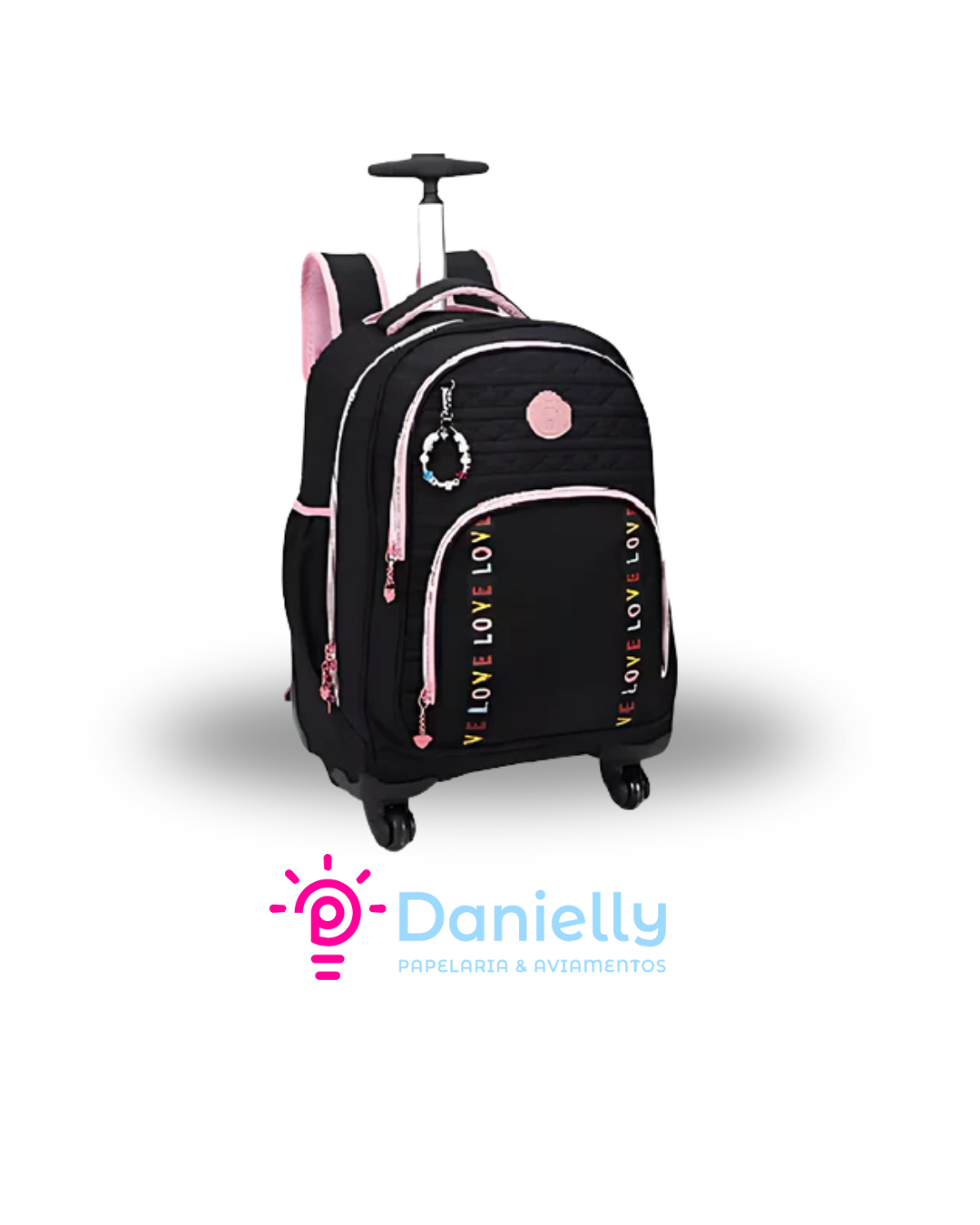 Mochila com Rodinha Kika 360° Ref. KK2471