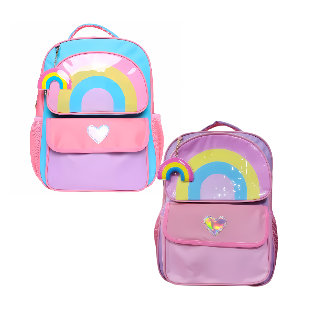 Mochila Escolar Costas Rainbow Yins