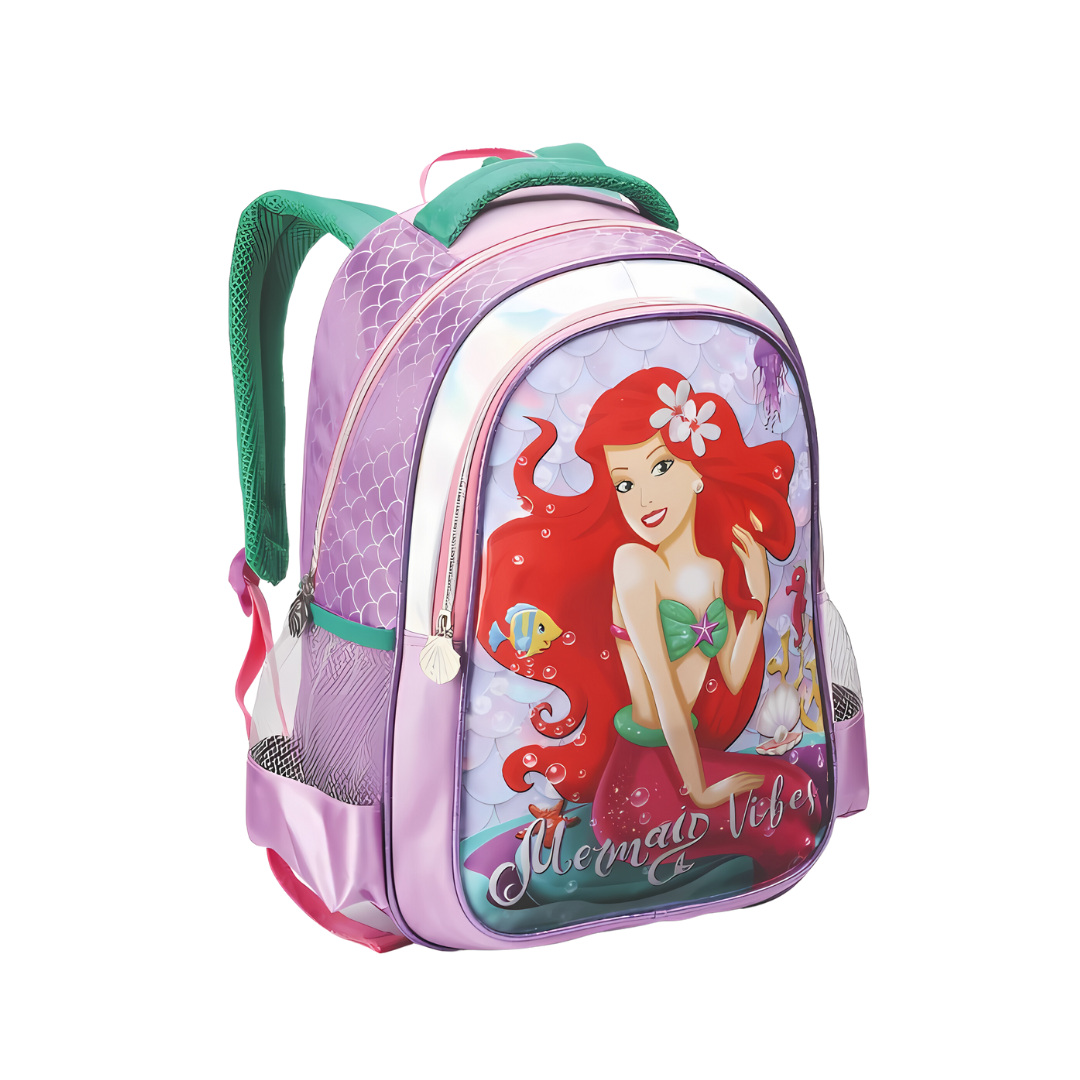 Mochila Costas Sereia Infantil Denlex