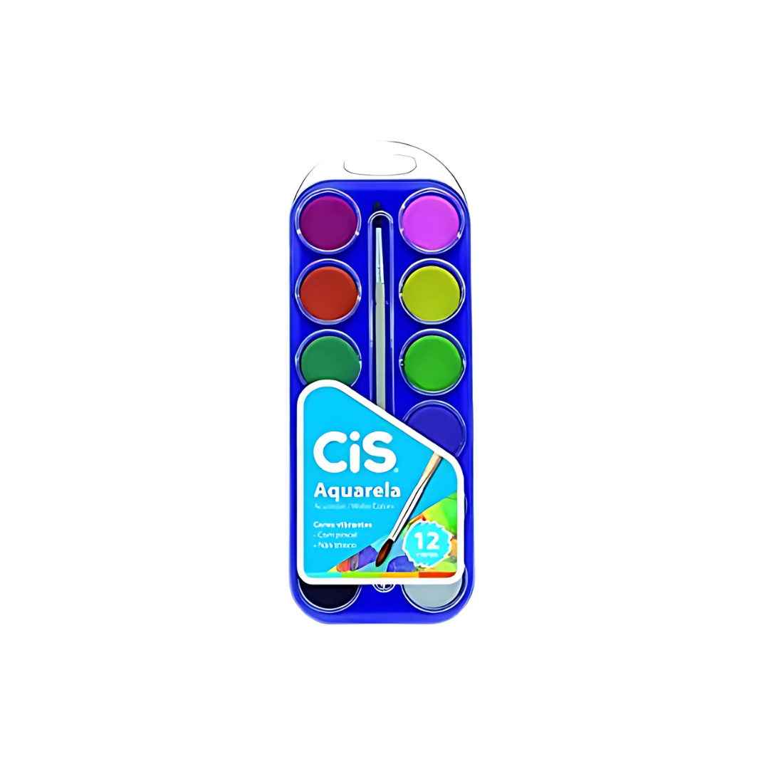 Aquarela Cis 12 cores