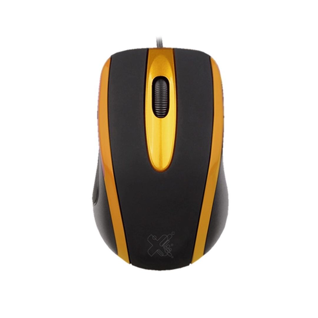 Mouse Maxprint Techzone Preto/Amarelo