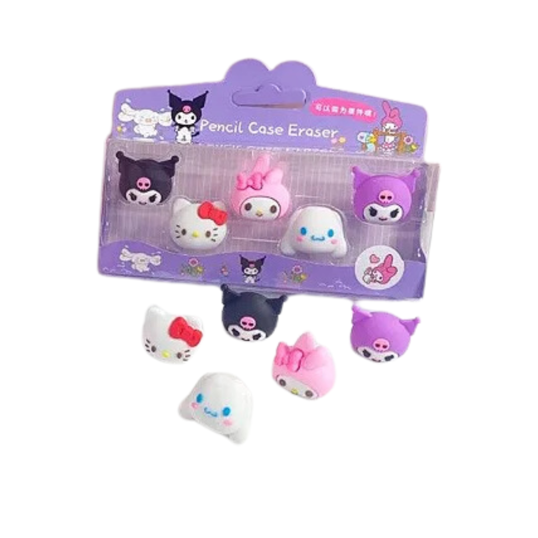 Kit Borrachas Hello kitty Sanrio