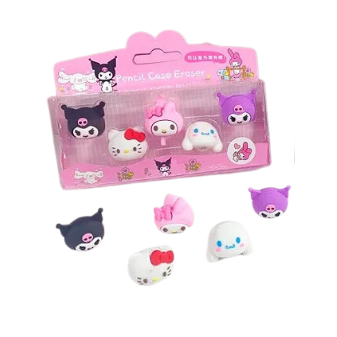 Kit Borrachas Hello kitty Sanrio