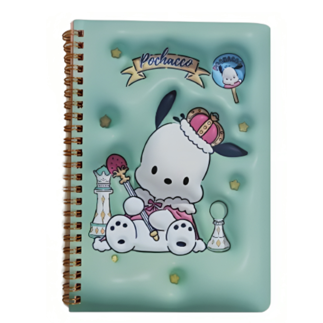 Caderno de Menina Gatinha capa flexível 40fls