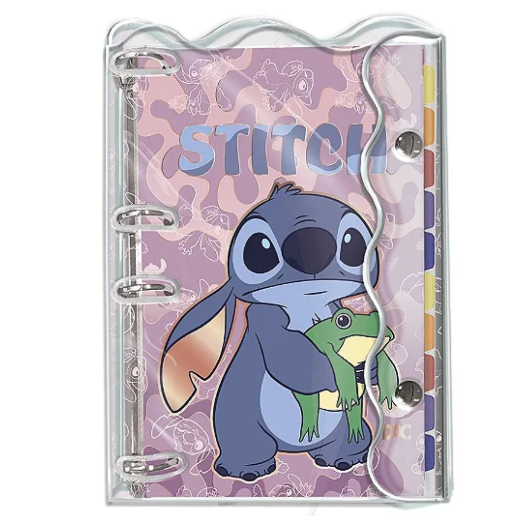 Caderno Argolado Colegial Stitch Dac