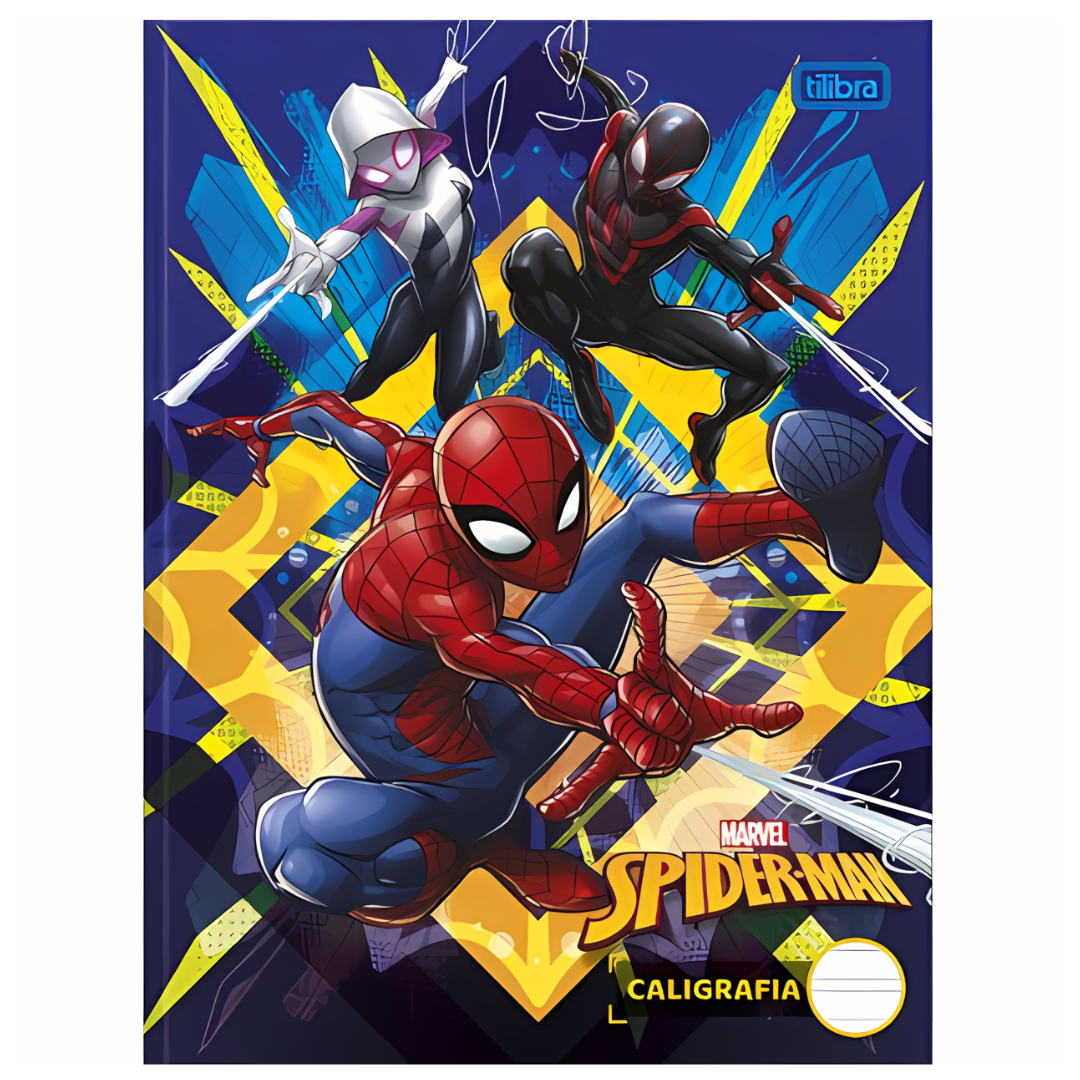 Caderno Caligrafia Tilibra Spider-Man