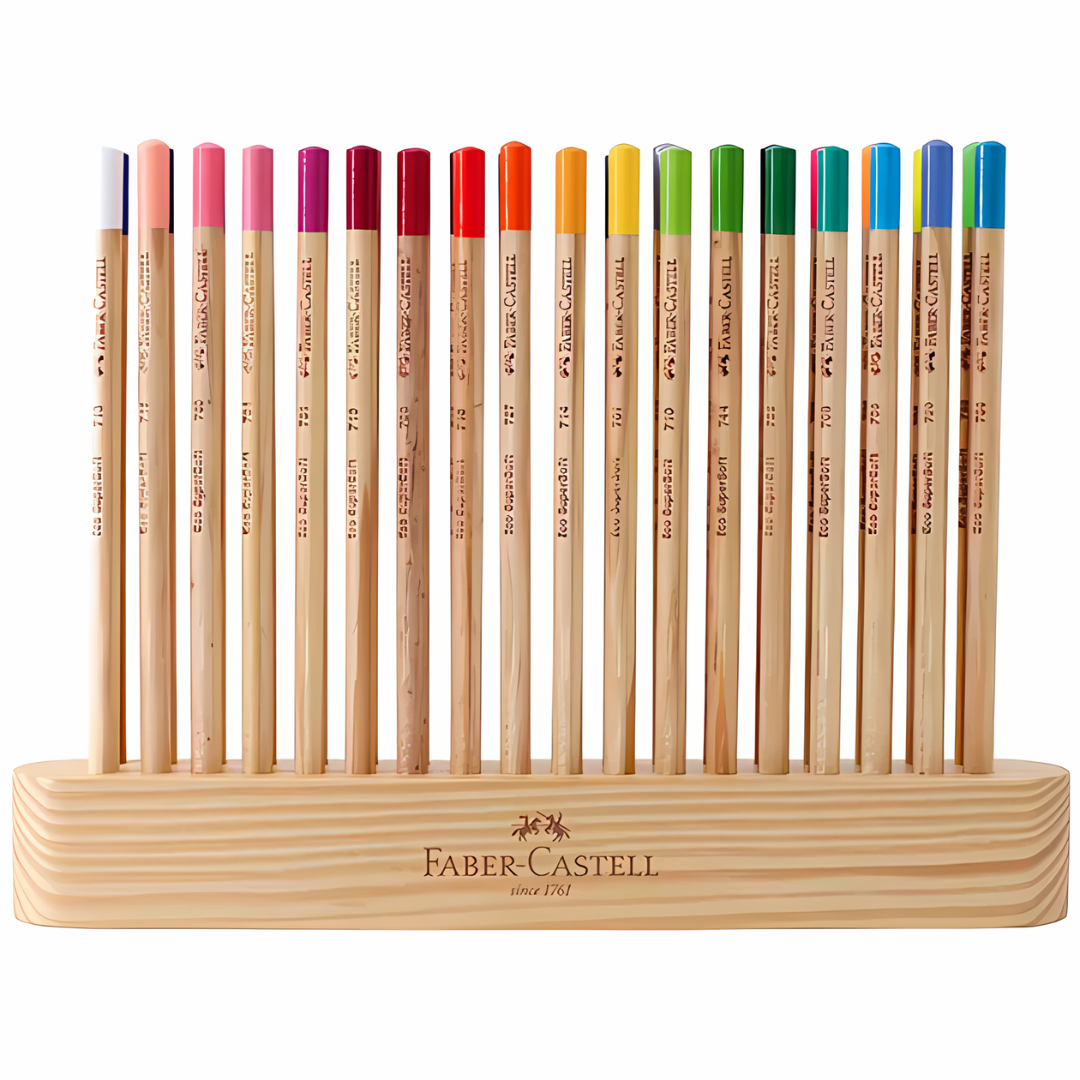 Lápis de Cor Faber-Castell 36 cores Natural Edition