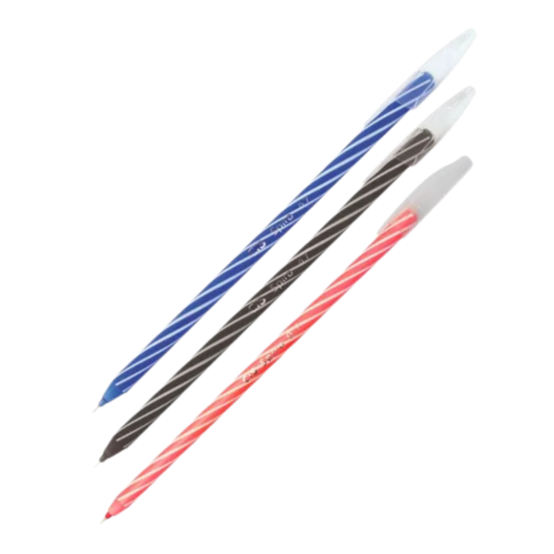 Kit Caneta Cis Spiro 03 cores Esferográfica