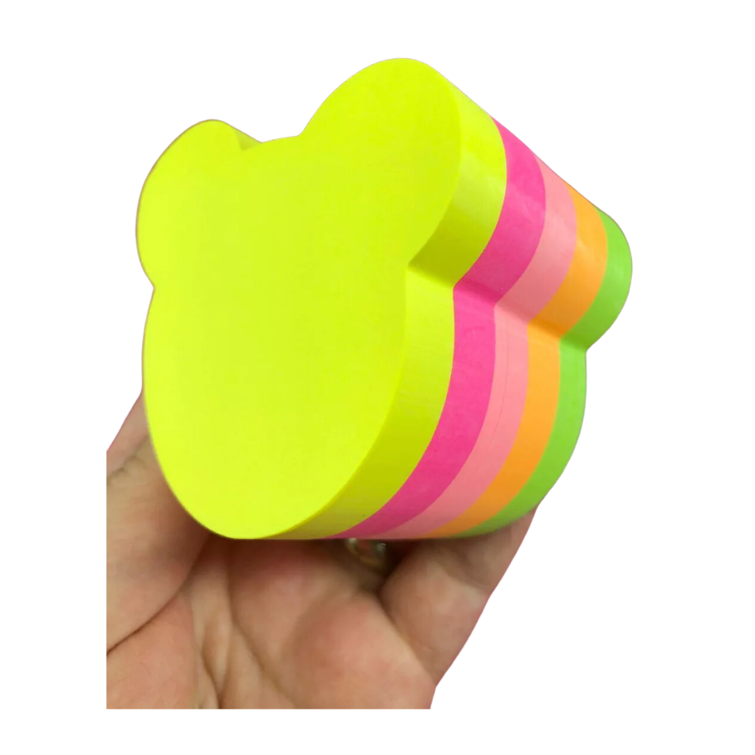 Mini Post-it Urso 5 Cores