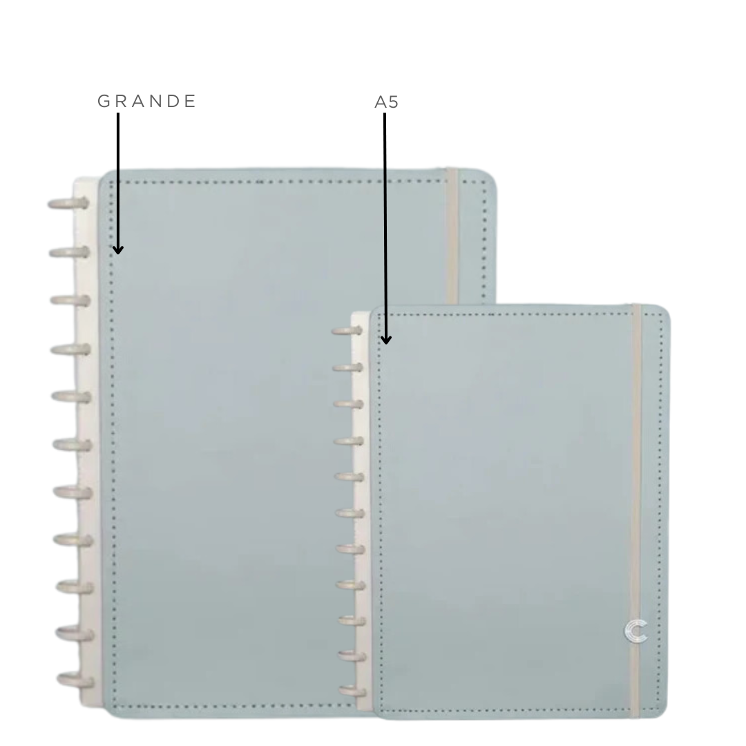 Caderno Inteligente Azul Pastel