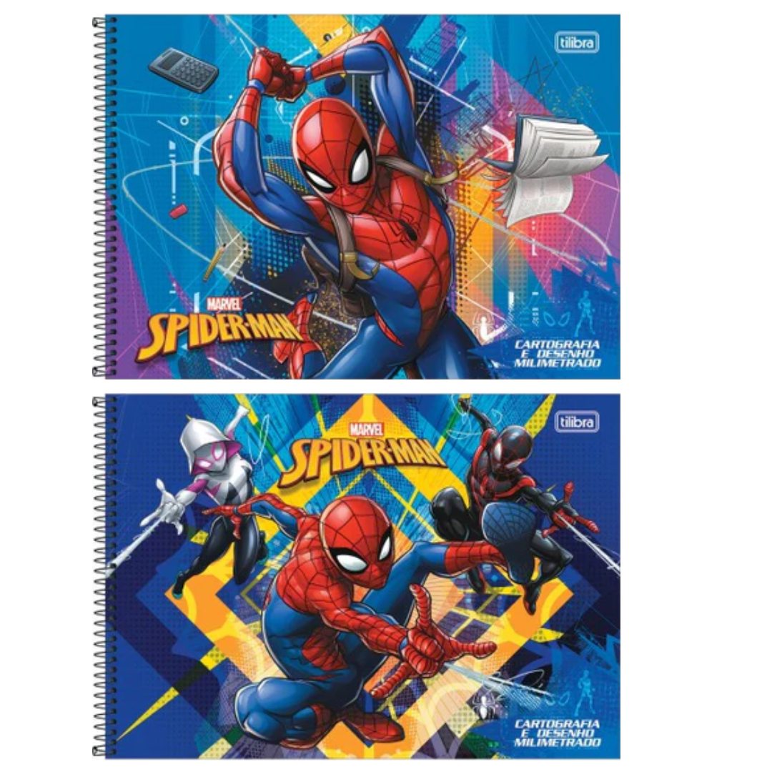 Caderno de Desenho Spiderman Tilibra 80 fls