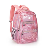 Mochila de Costas Kika Magic Transparente