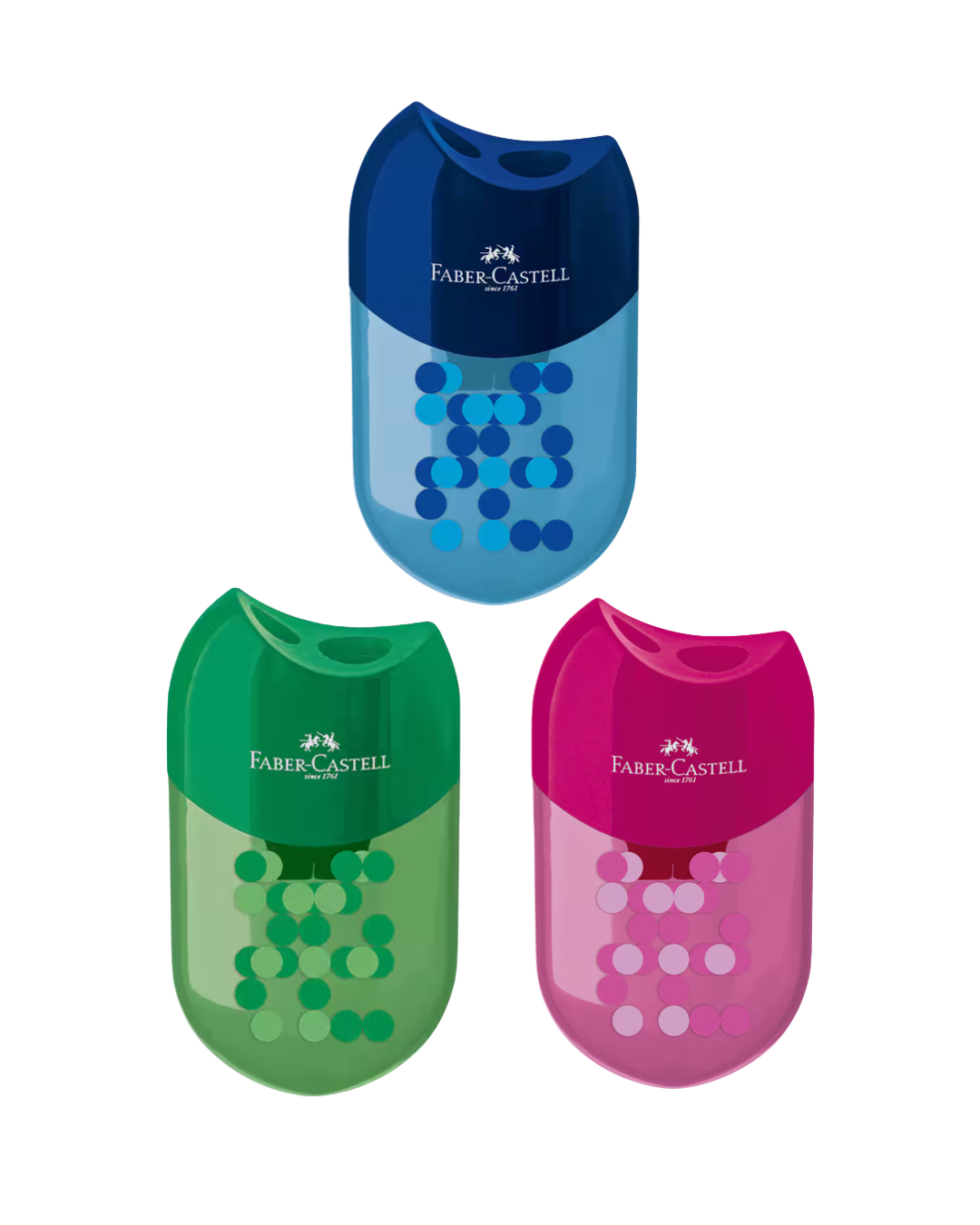 Apontador Duplo com depósito Two Tone Faber-Castell