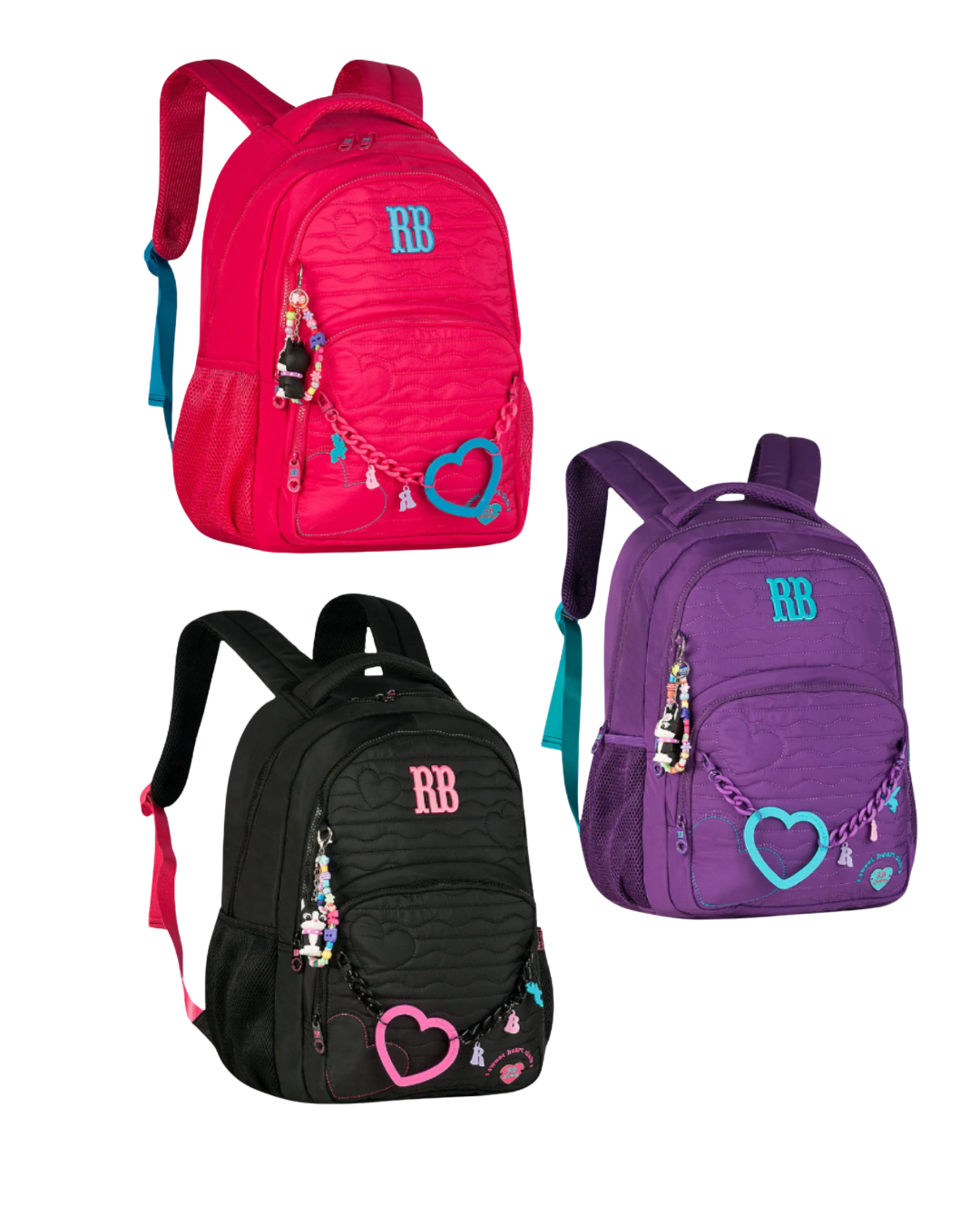 Mochila de Costas Coração Rebecca Bonbon