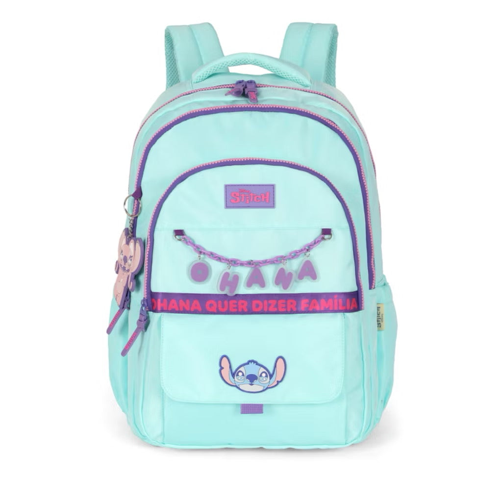 Mochila Stitch Ohana Juvenil Escolar