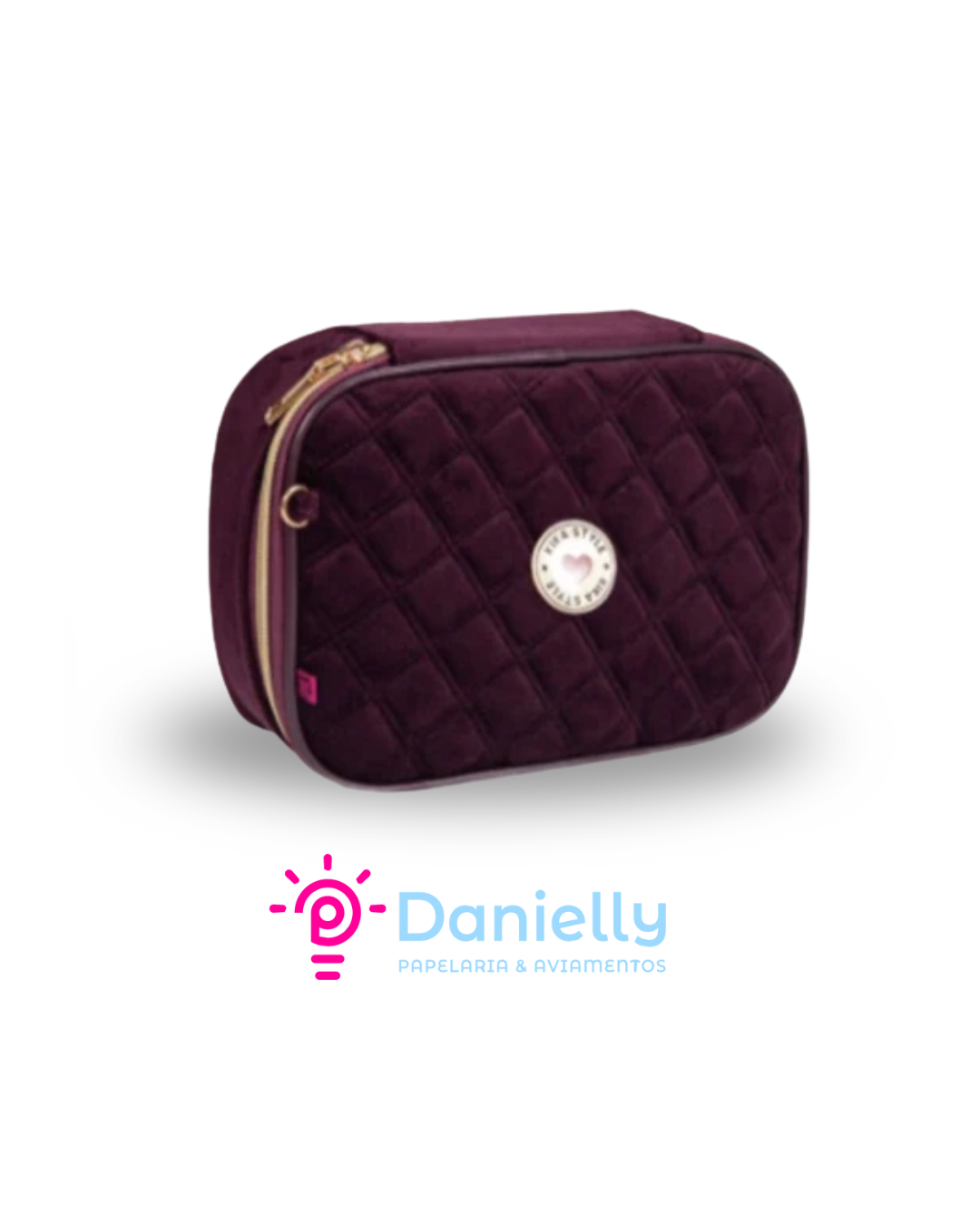 Estojo Box Kika Veludo KK2538-E