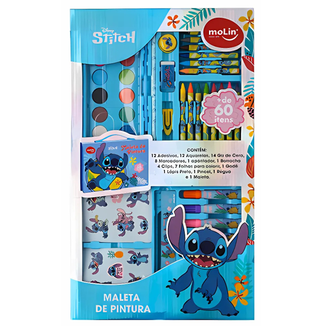 Maleta de Pintura Stitch - Molin