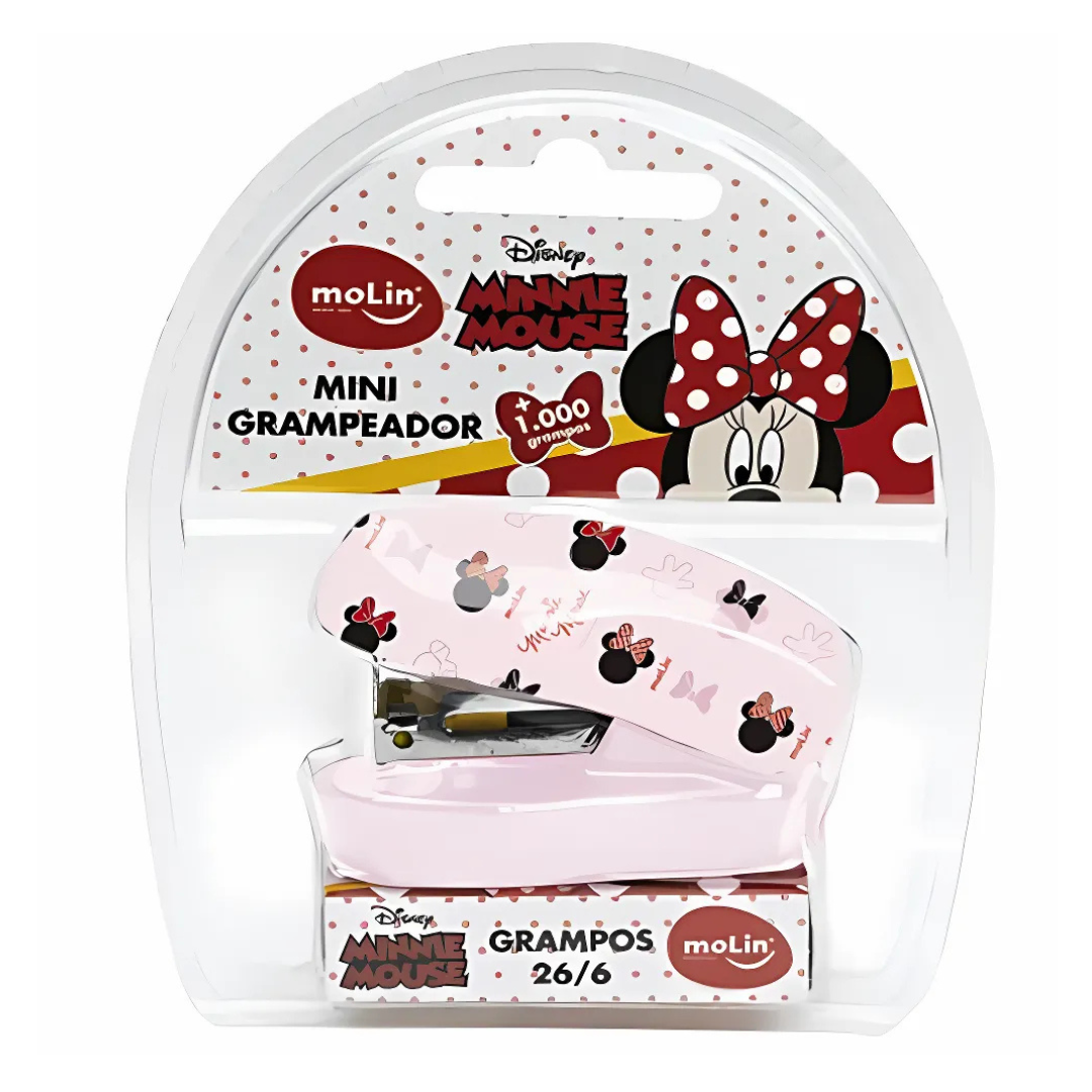 Grampeador Mini Minnie + 1000 Grampos - Molin