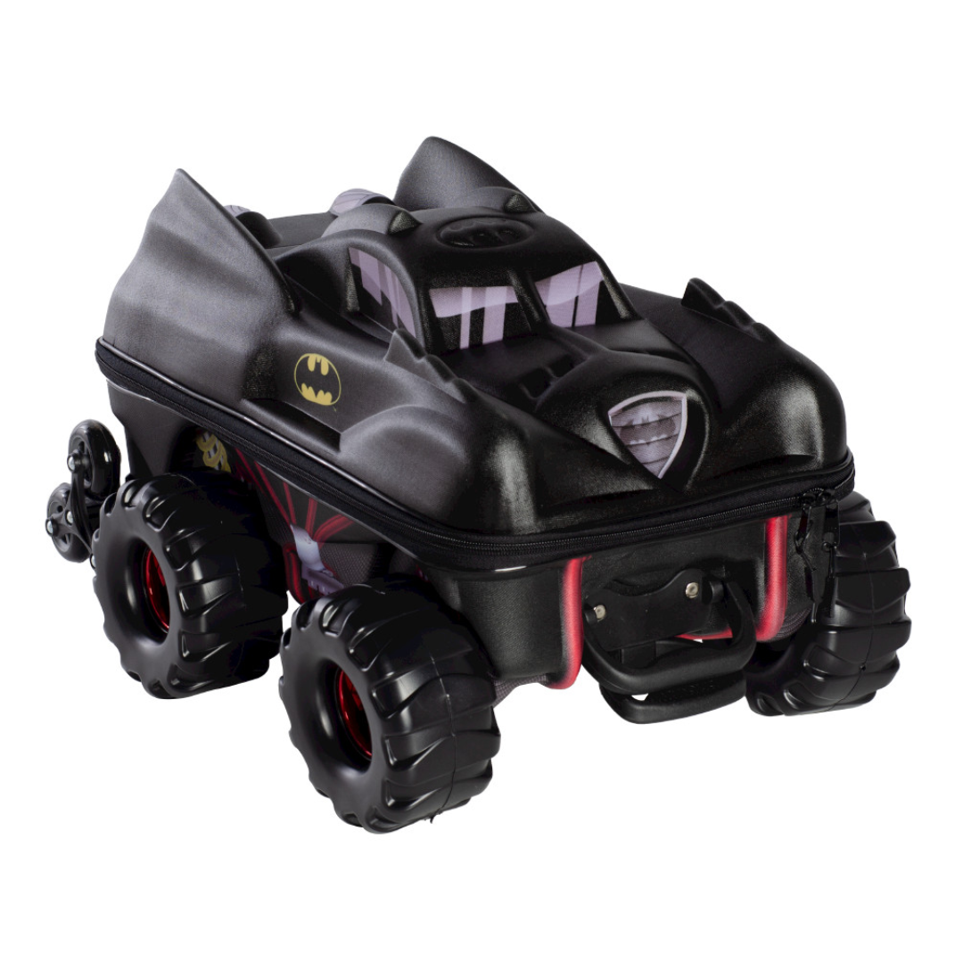 Kit Diplomata Batman Mochila com Rodas e Lancheira