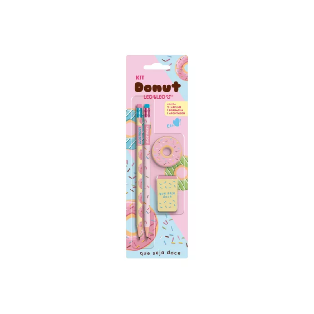 Kit Donut Leo e leo 4 pç