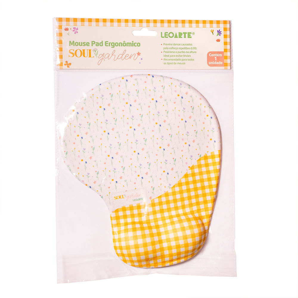 Mouse Pad Ergonômico Soul Garden Xadrez - Leo Arte