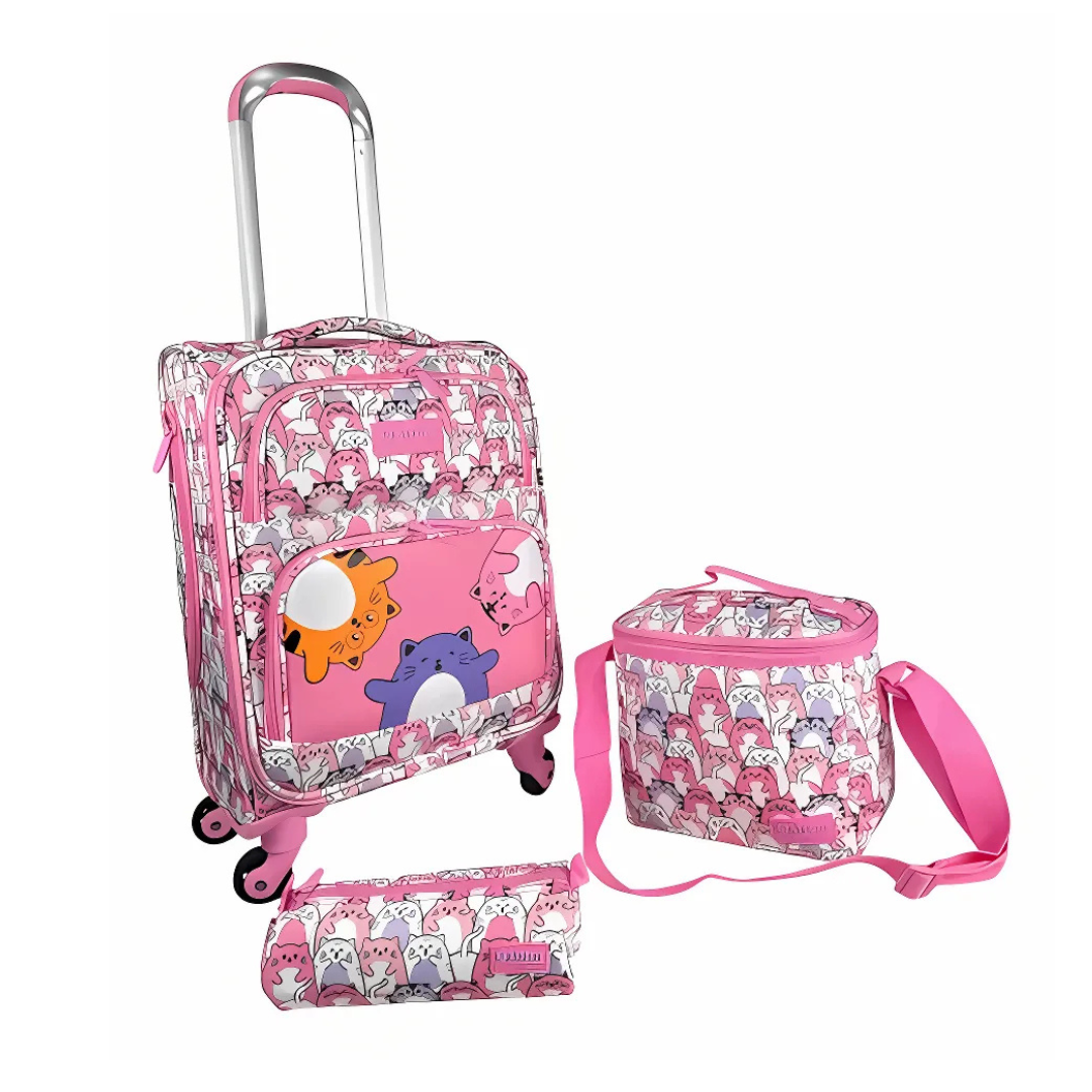 Kit Malinha Gatinho Samsonite 03 peças