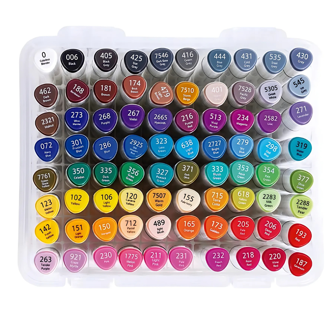 Marcador Artístico Evoke Dual Marker com 80 Cores - BRW