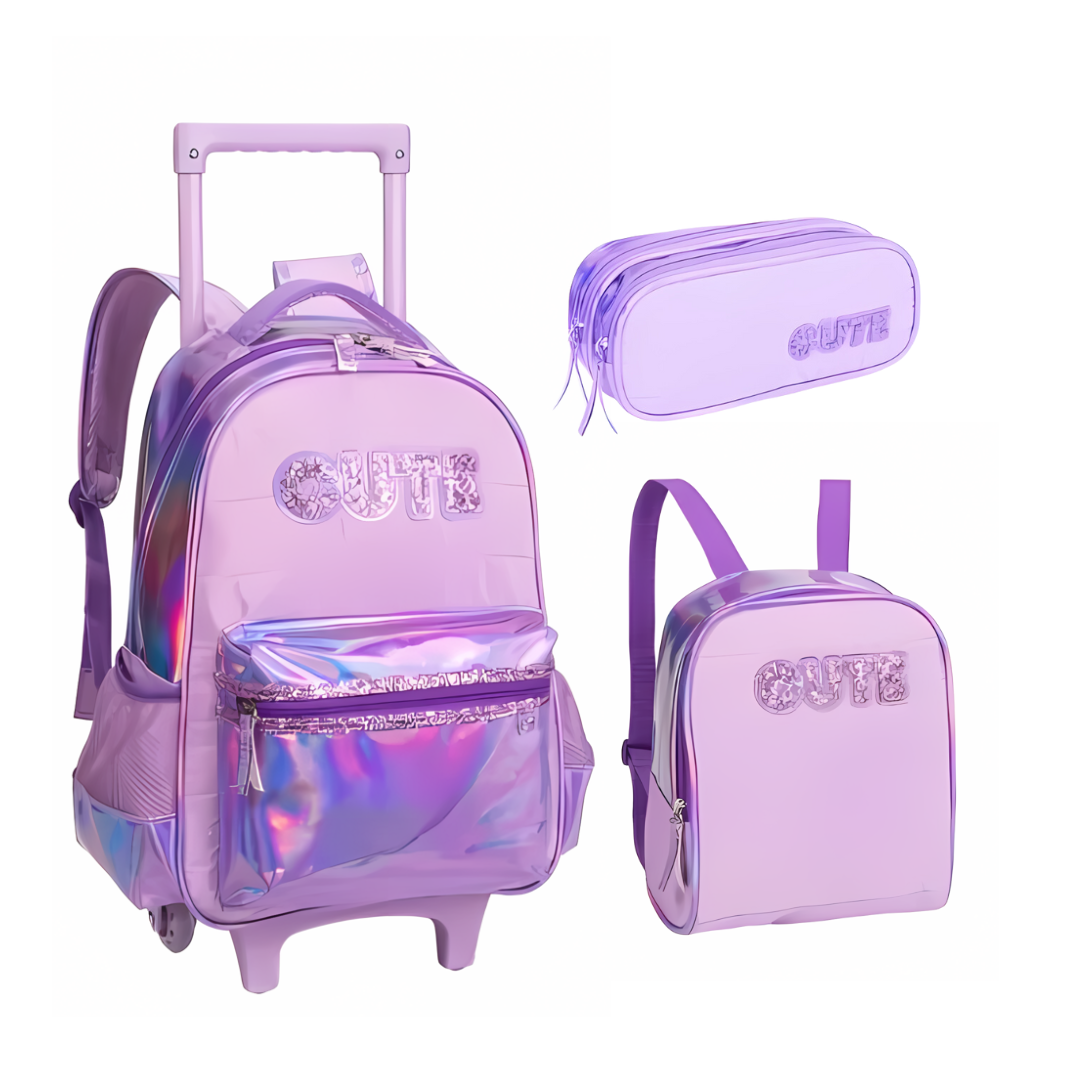 Kit Mochila Cute 3 peças Nova Rio