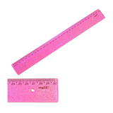 Régua 30cm Holográfica Glitter - Maxcril