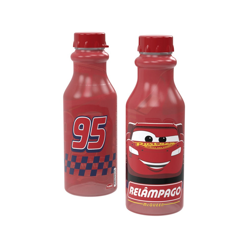 Garrafa Retrô Carros Relâmpago McQueen 500ml