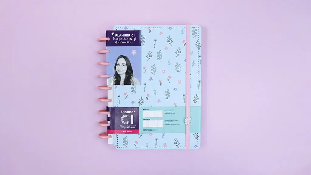 Planner Inteligente Blue Garden Médio