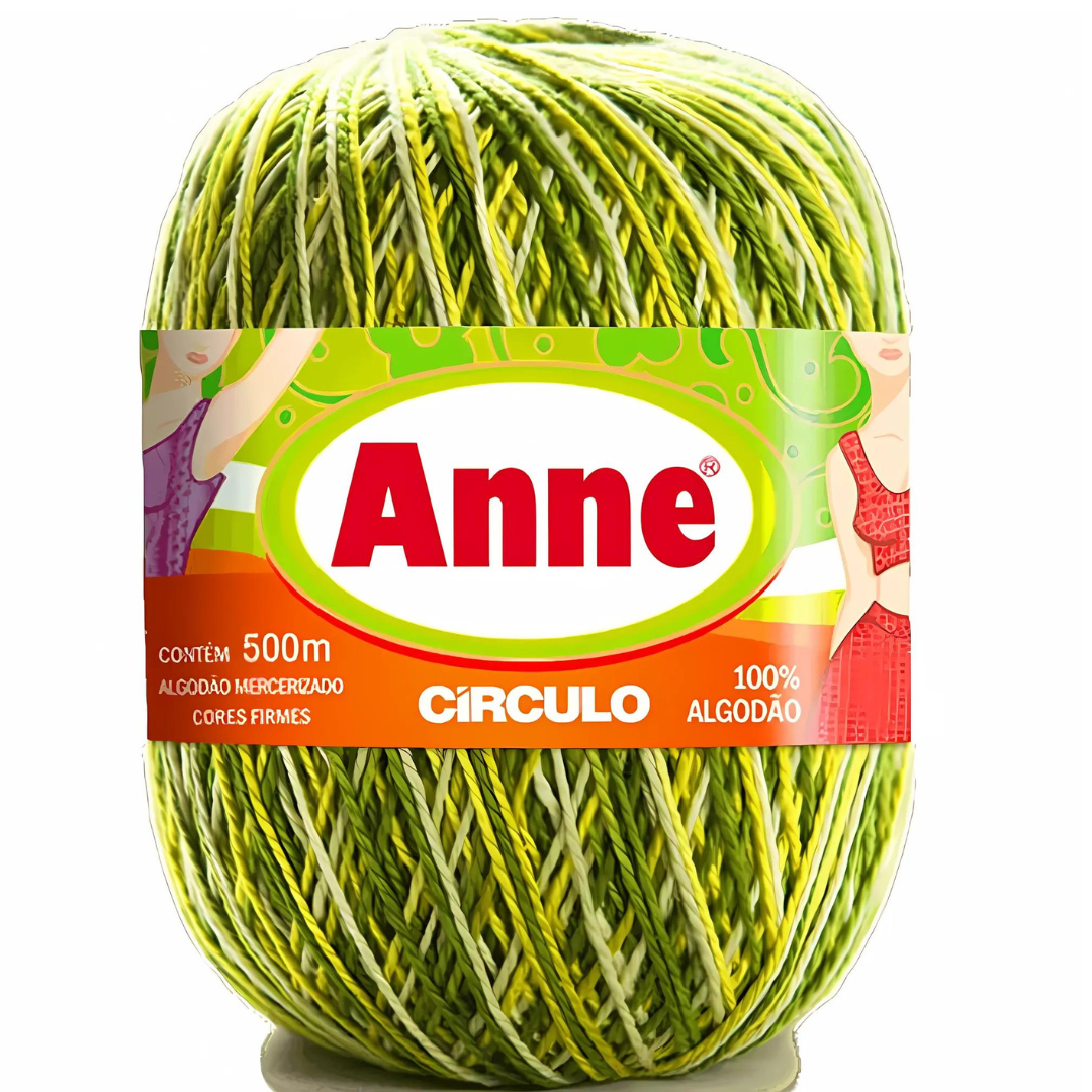 Linha Anne Multicolor Círculo 500mt