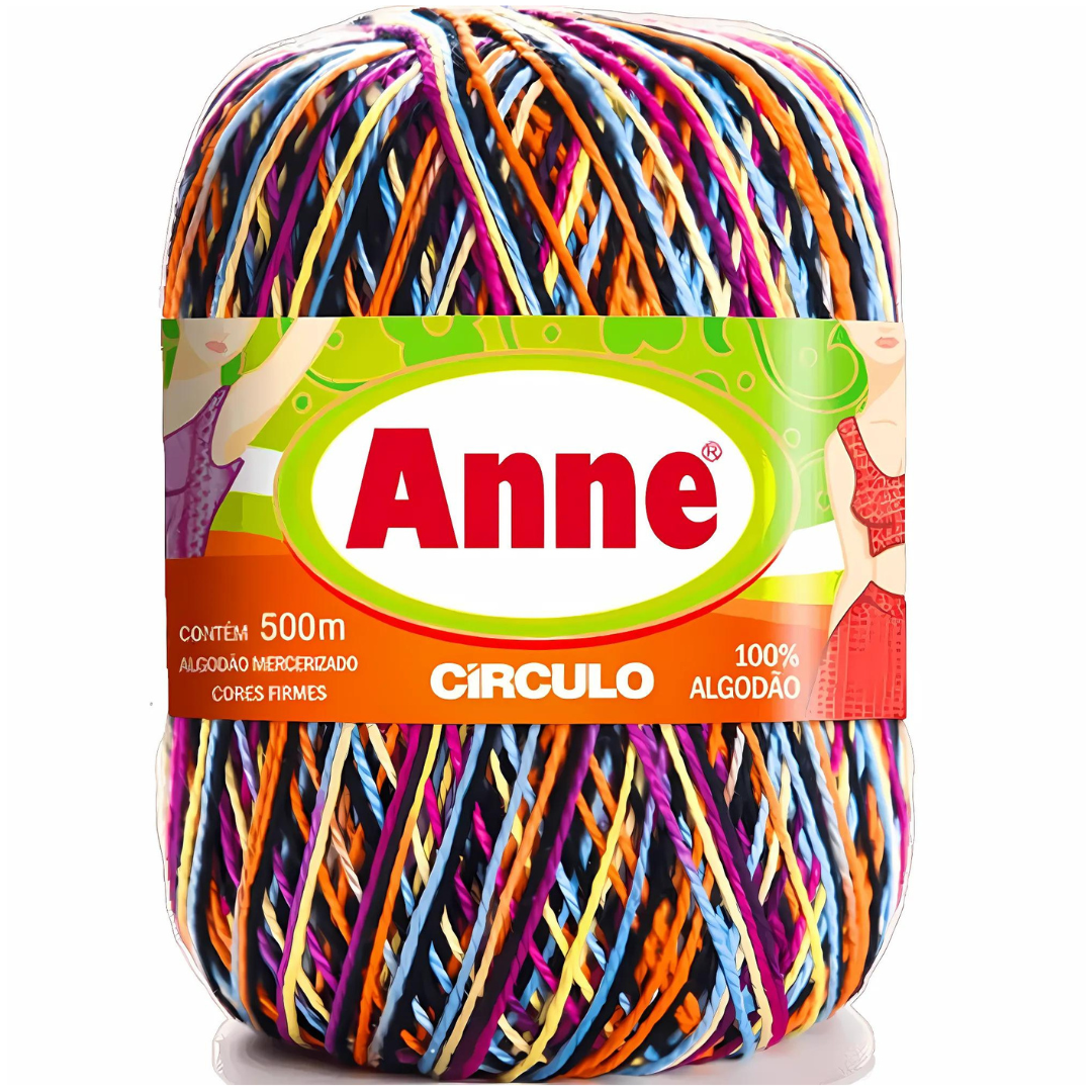 Linha Anne Multicolor Círculo 500mt