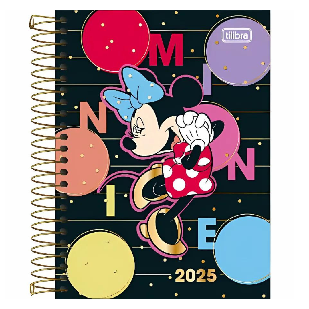 Agenda Tilibra 2025 Minnie Espiral M4