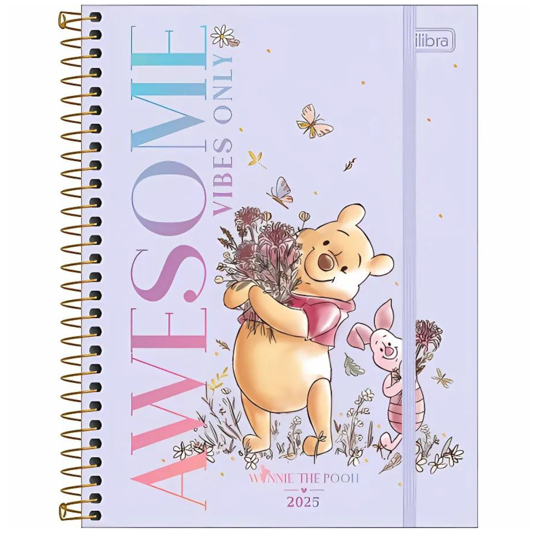 Planner Tilibra 2025 Pooh