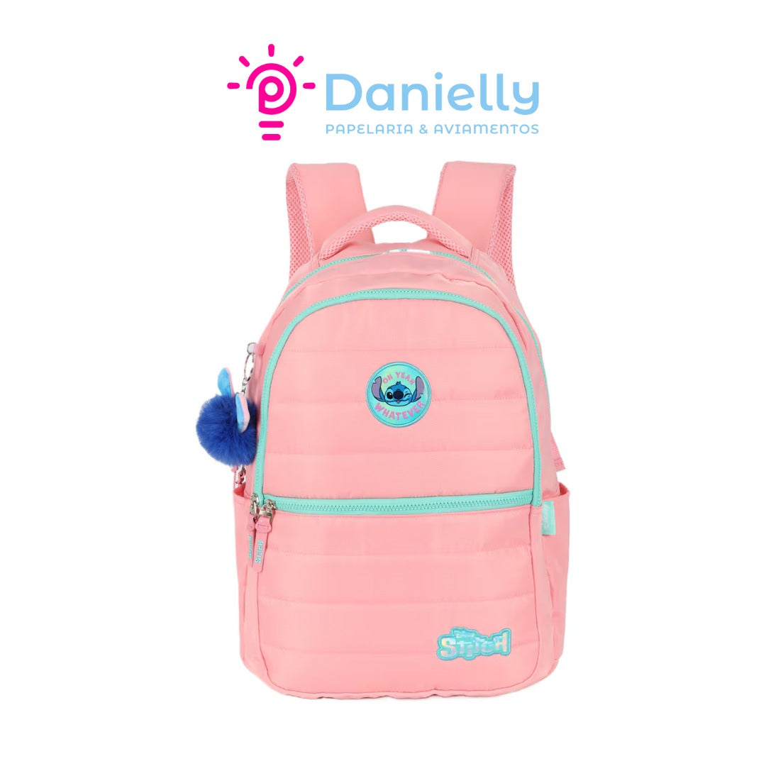 Mochila de Costas Stitch Rosa MJ47745SC - Luxcel