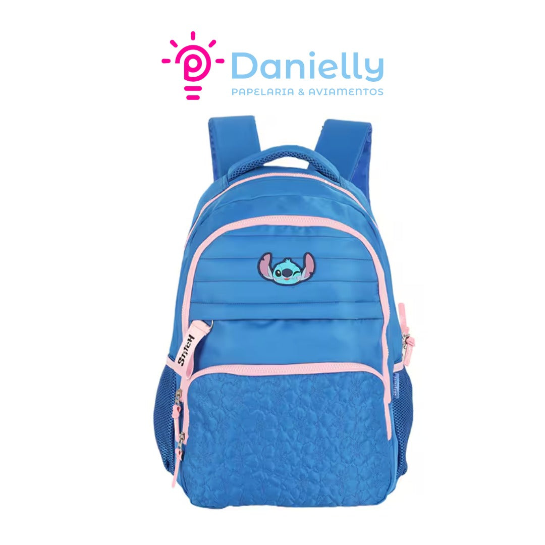 Mochila de Costas Stitch Azul MJ47745SC - Luxcel