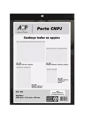 Porta Cnpj Vertical - ACP