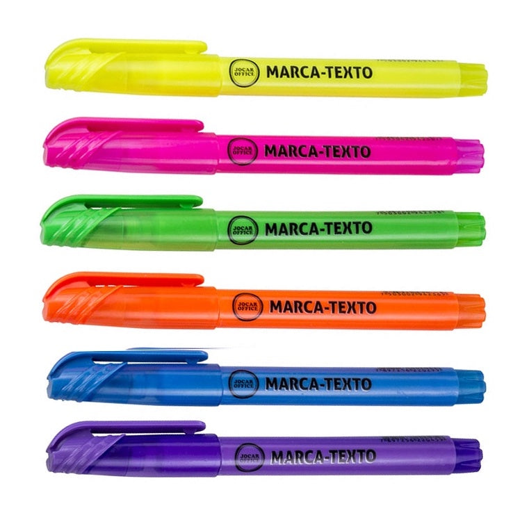 Marca Texto Jocar Office Cores Neon