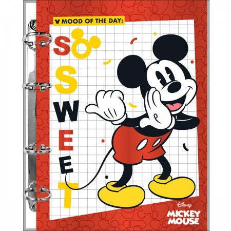 Caderno Argolado Sem Lombo Mickey Mouse