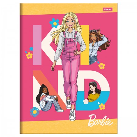 Caderno Barbie Foroni Brochura Universitário 48 folhas