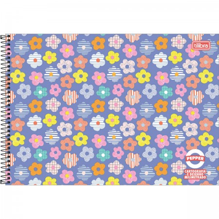 Caderno de Desenho Pepper Tilibra 80 Folhas