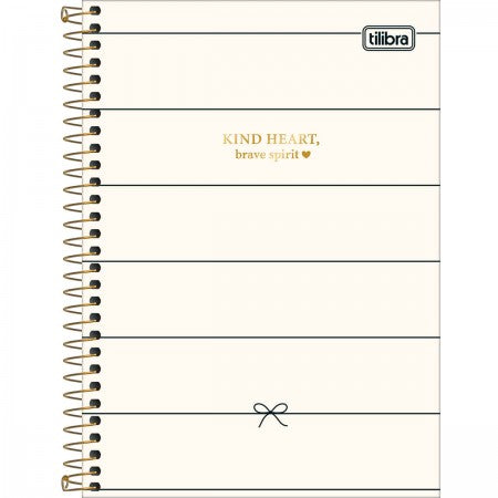 Caderno Espiral West Village Tilibra Capa dura 1/4- 80 fls