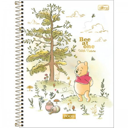 Caderno Pooh Tilibra Connect Universitário 20 Matérias-320fls