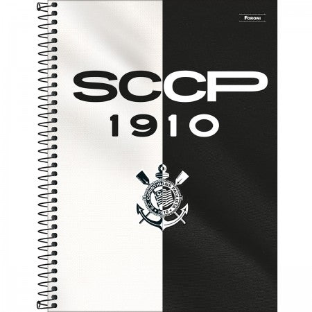 Caderno Universitário Capa Dura Corinthians 1 Matérias