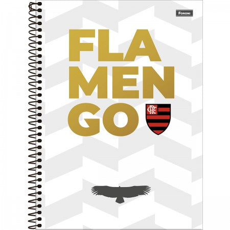 Caderno Universitário Capa Dura Flamengo 20 matérias