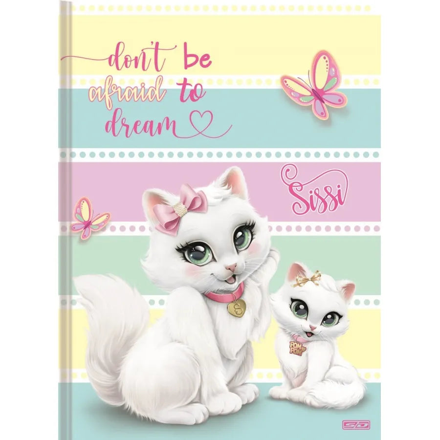 Caderno Brochura  Sissi São Domingos Universitário 48 Folhas