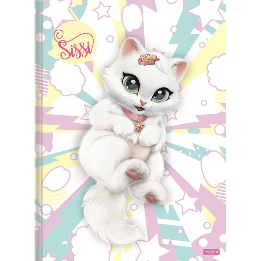 Caderno Brochura  Sissi São Domingos Universitário 48 Folhas