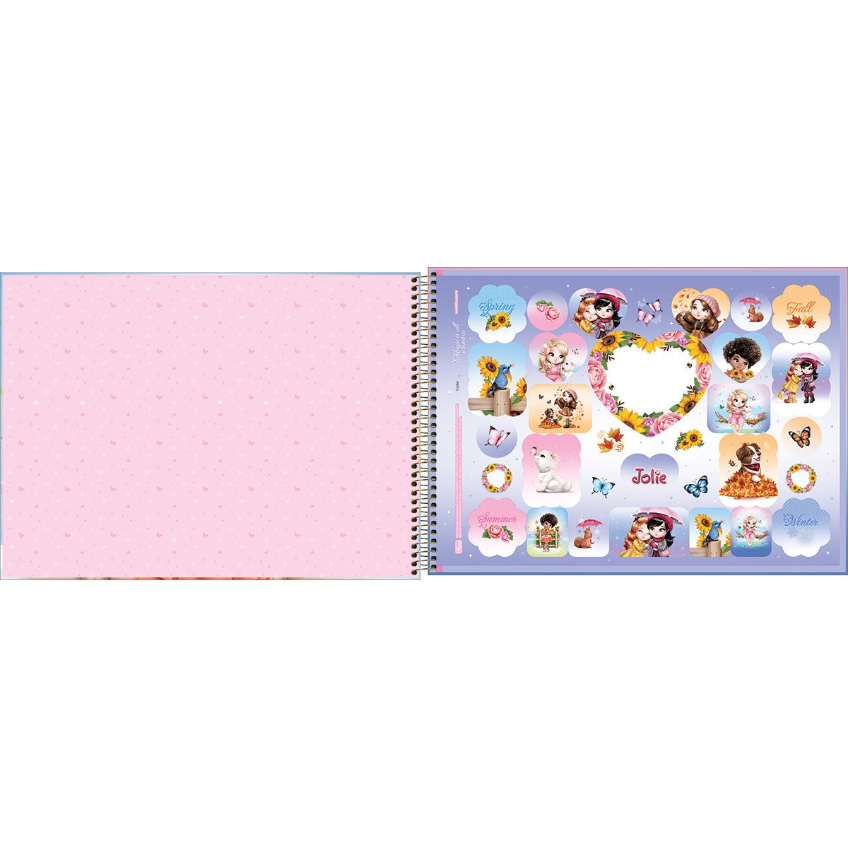 Caderno de Desenho Jolie Tilibra 80 Folhas