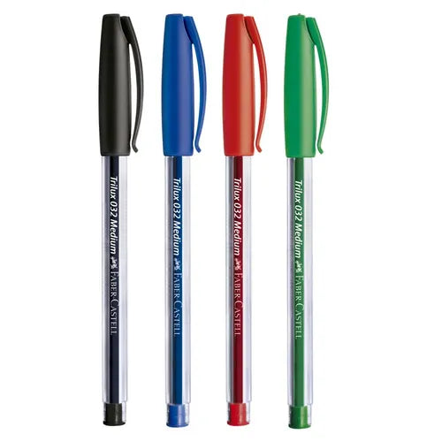 Caneta Faber-Castell Trilux Ponta Média Esferográfica